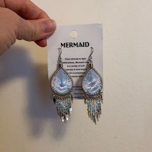 Machu Picchu Mermaid Beaded Earrings